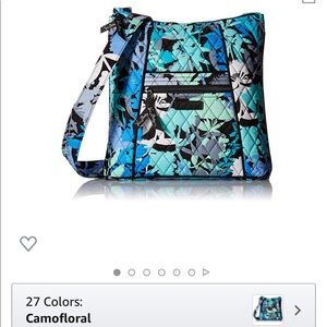 VERA BRADLEY CAMOFLORAL SHOULDER BAG